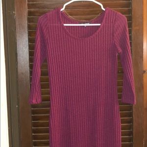 Burgundy Dress